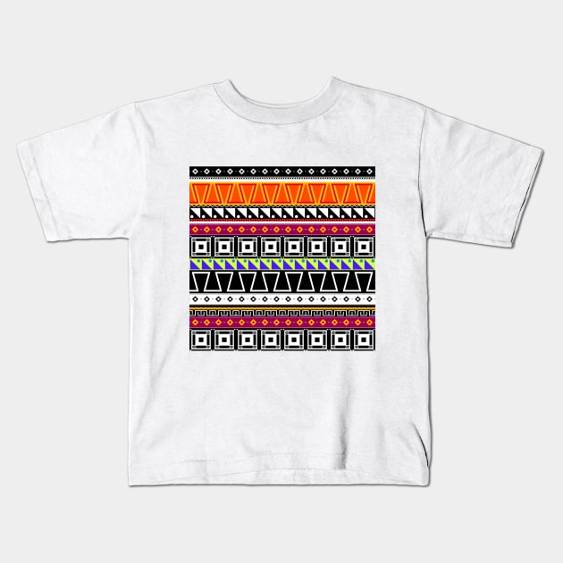 Aztec Kids T-Shirt by SiSuSiSu